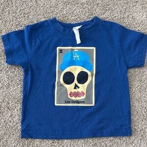 Dodgers Candy Skull Tee (4T)